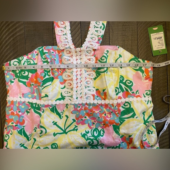 Lilly Pulitzer Isabel halter dress Resort White Mariposa print - Picture 8 of 12